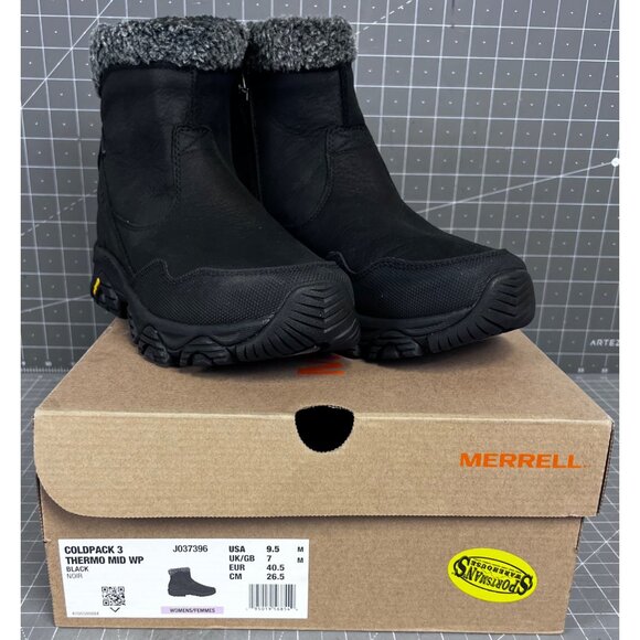 Merrell Shoes - Merrell Women’s Coldpack 3 Thermo Mid Waterproof Arctic Grip Boots Sz. 9.5 US Ne